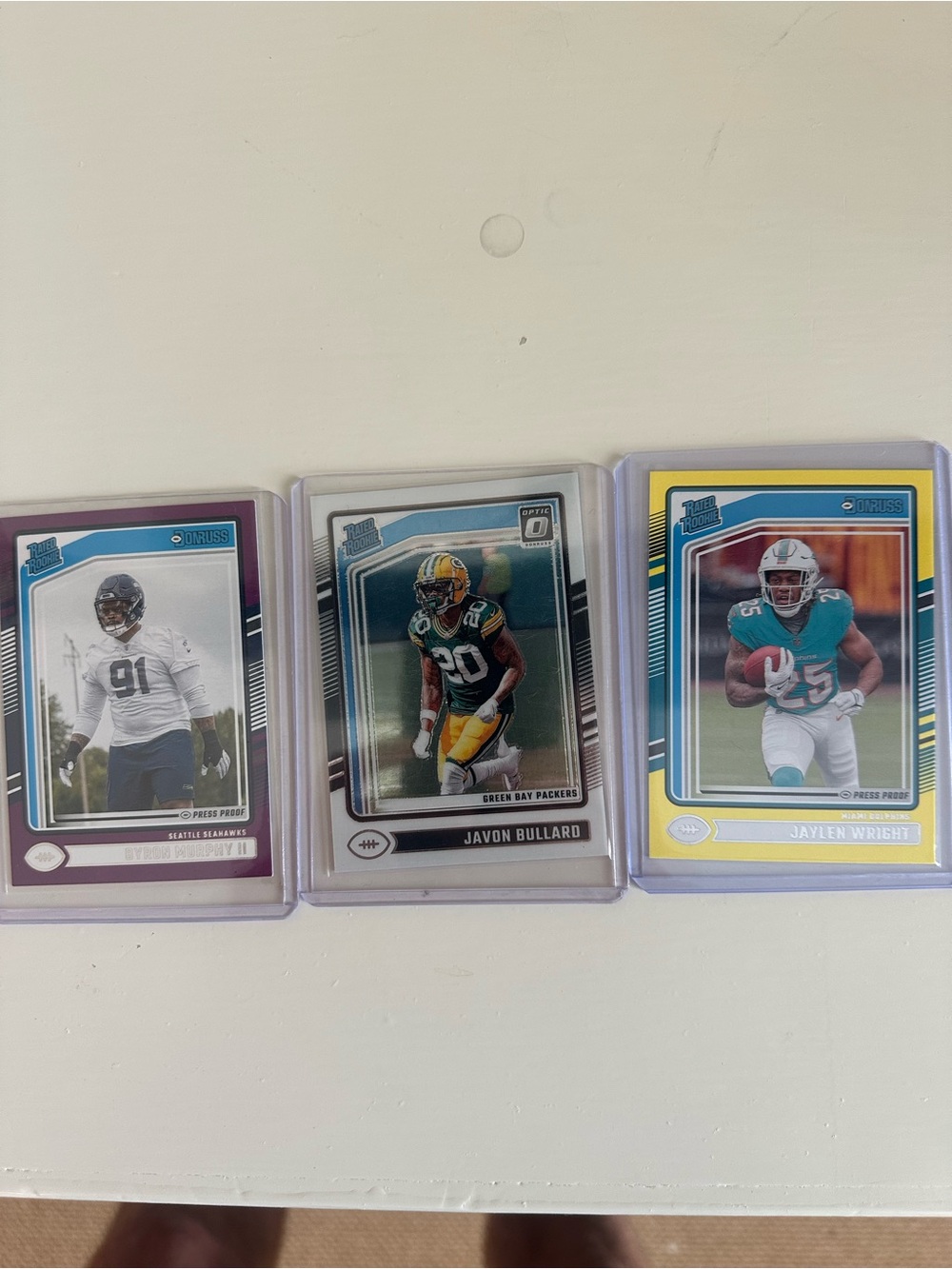 Donruss NFL Rookie Card Lot - Javon Bullard + 2